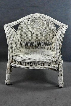 Rattan veranda armchair circa 1970/1980
