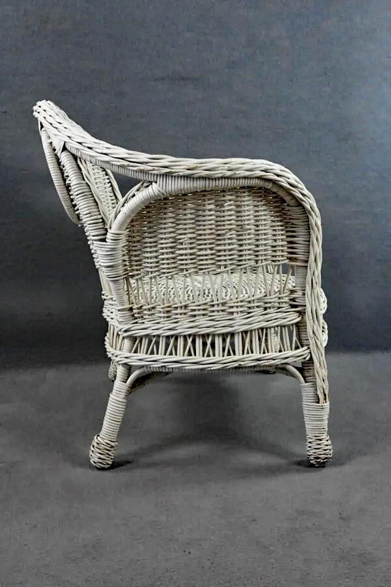 sillón veranda de ratán circa 1970/1980 finales del siglo XX en venta