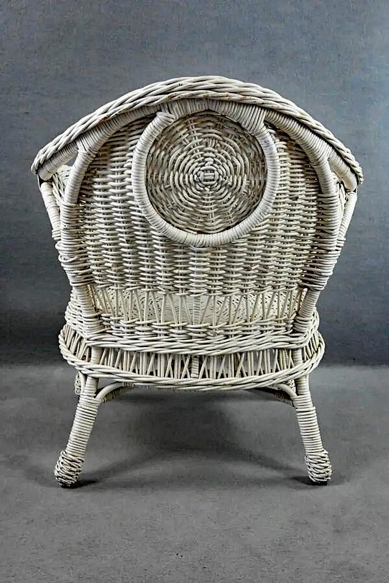sillón veranda de ratán circa 1970/1980 Ratán en venta