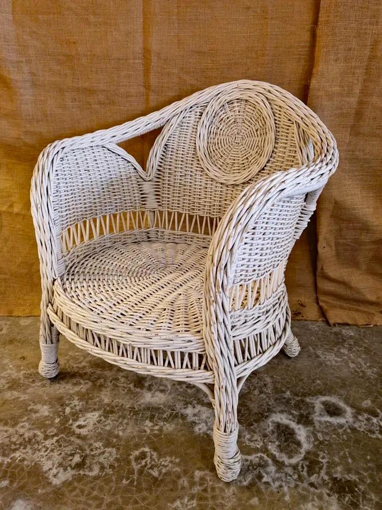 sillón veranda de ratán circa 1970/1980 en venta 1