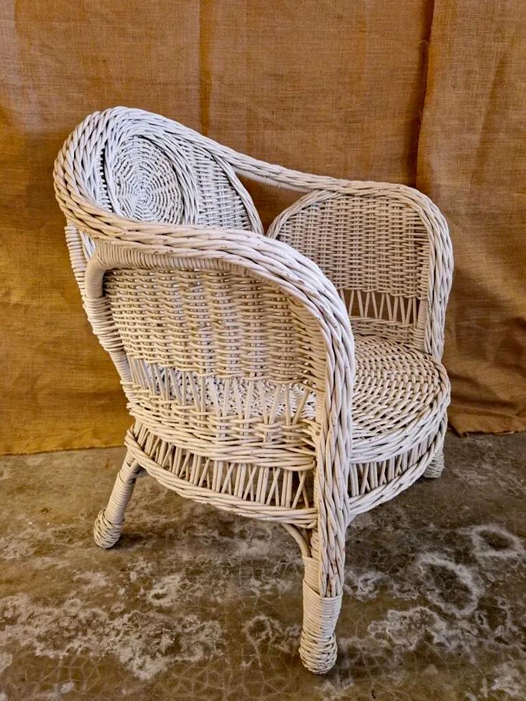 sillón veranda de ratán circa 1970/1980 en venta 2