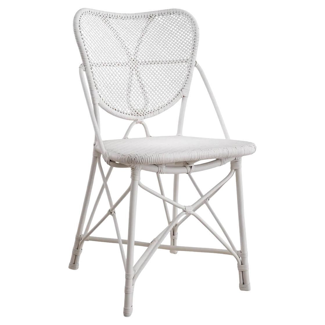 Rattan White Chair For Sale