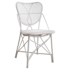 Rattan White Chair