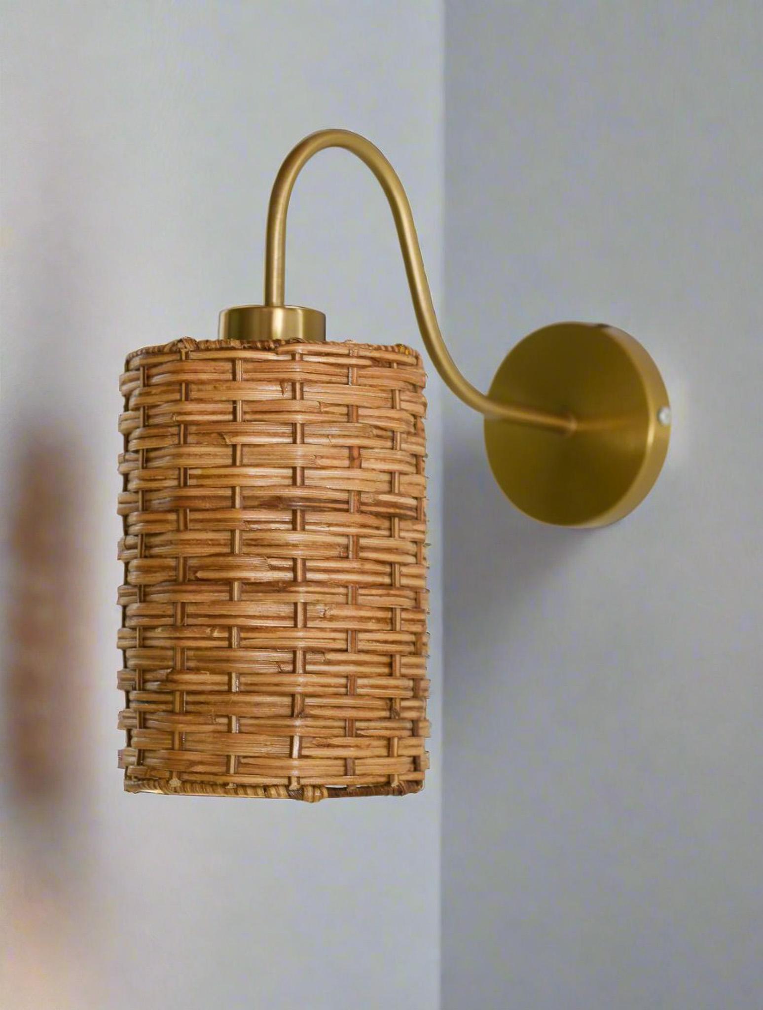 Filippino Applique in vimini Rattan in vendita