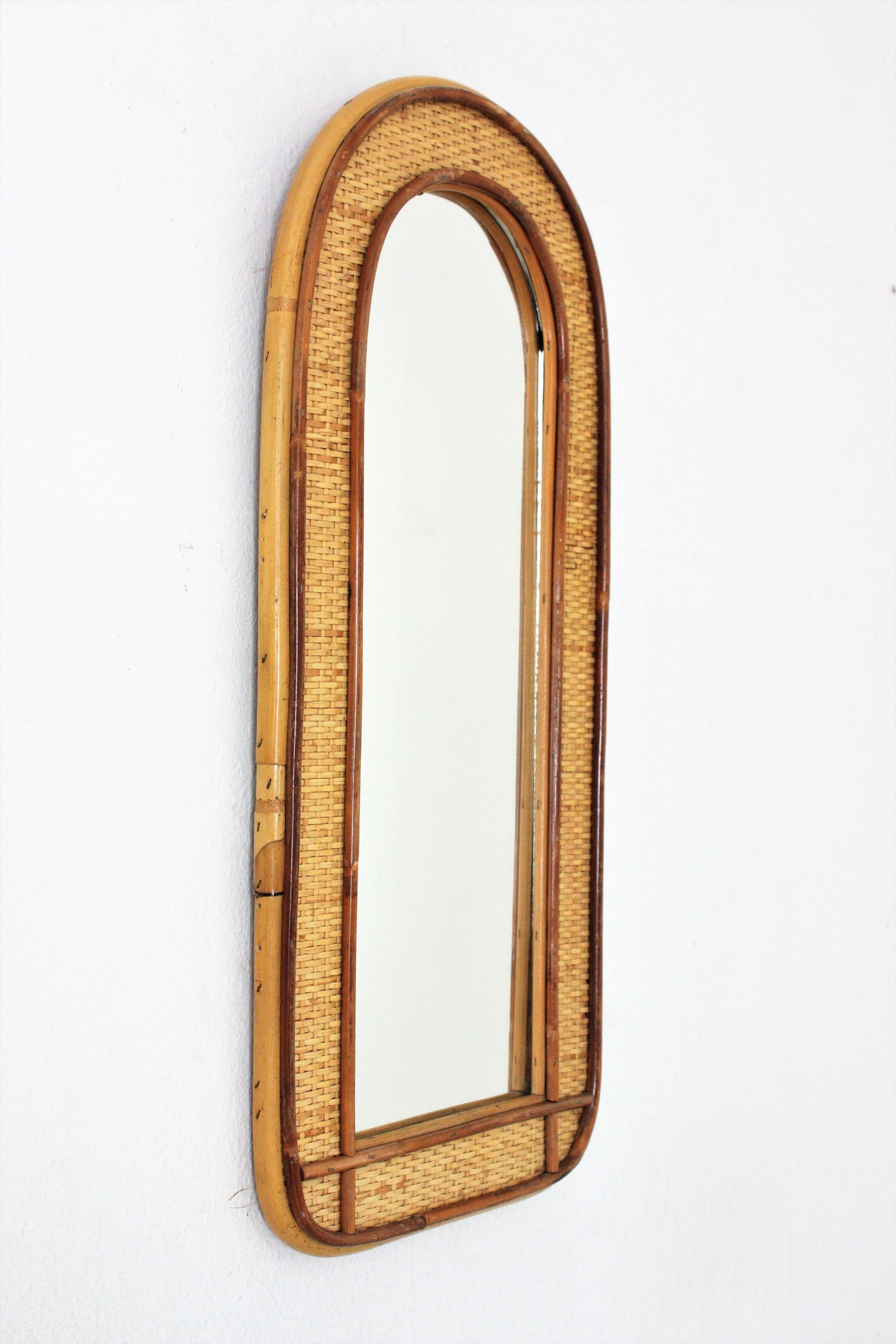 bamboo full length mirror