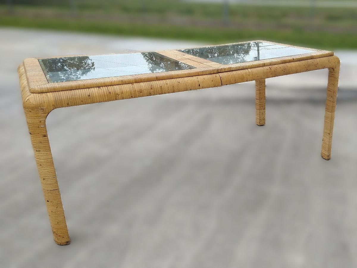 cane dining tables