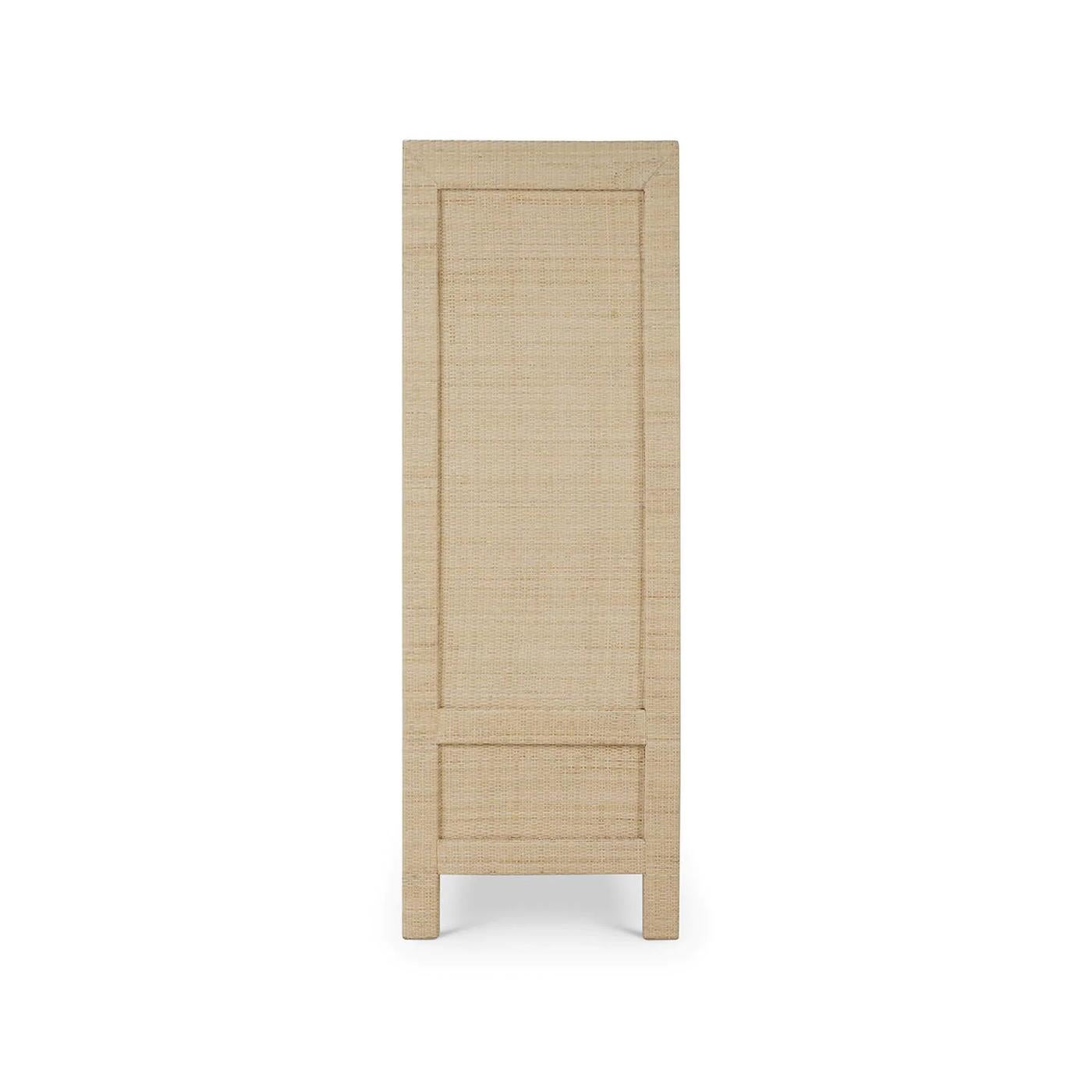 Indonesiano Piccolo armadietto in rattan in vendita