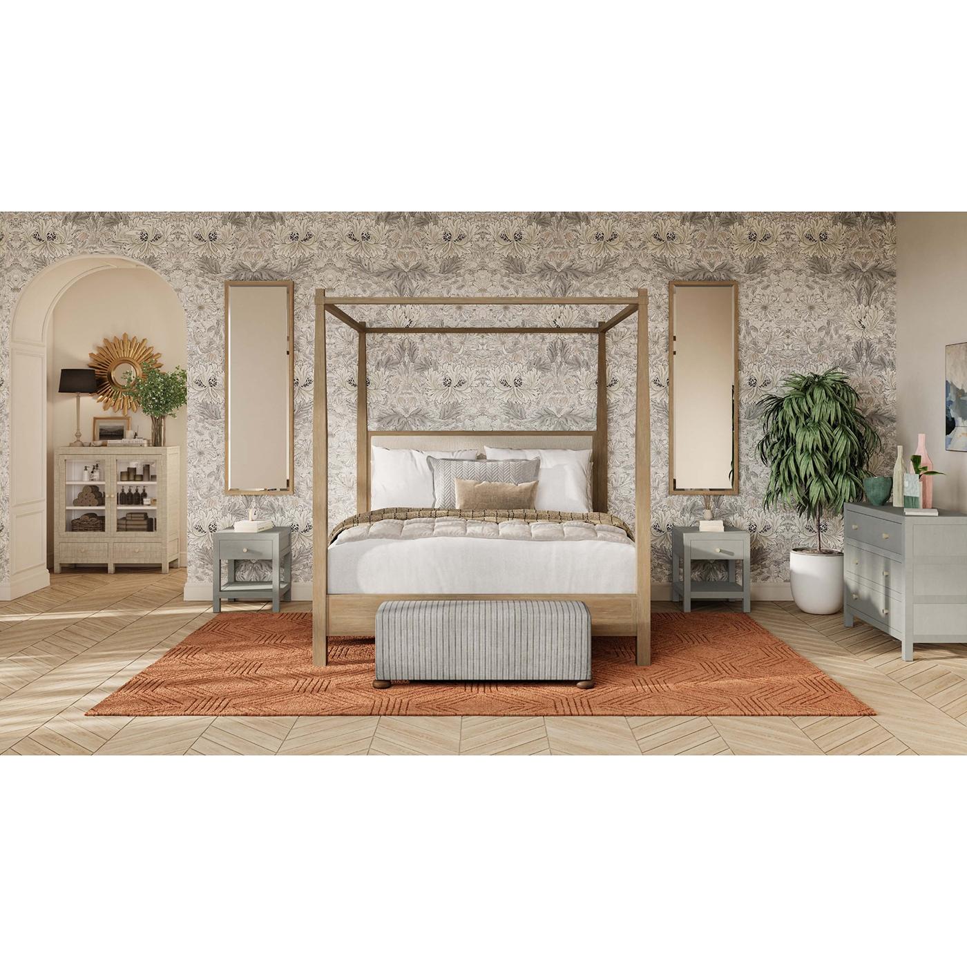 Piccolo armadietto in rattan in vendita 2
