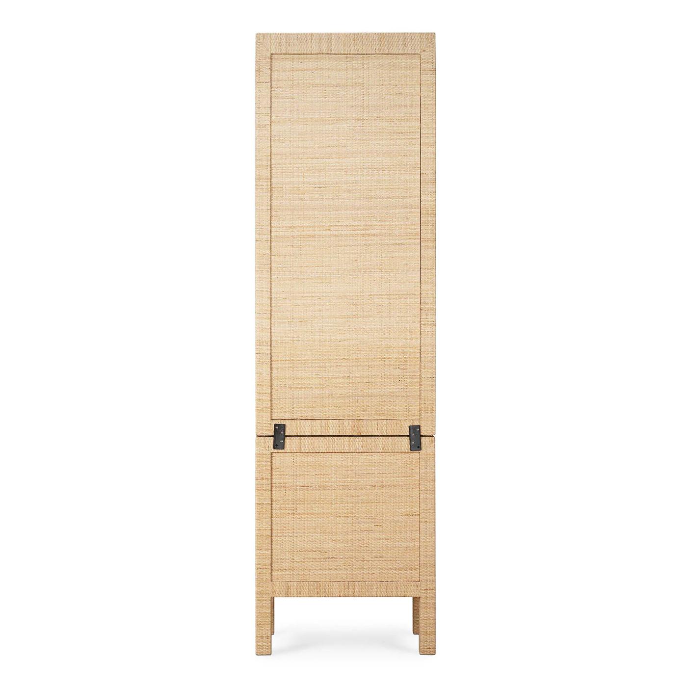 Armadietto alto in rattan In condizioni Nuovo in vendita a Westwood, NJ