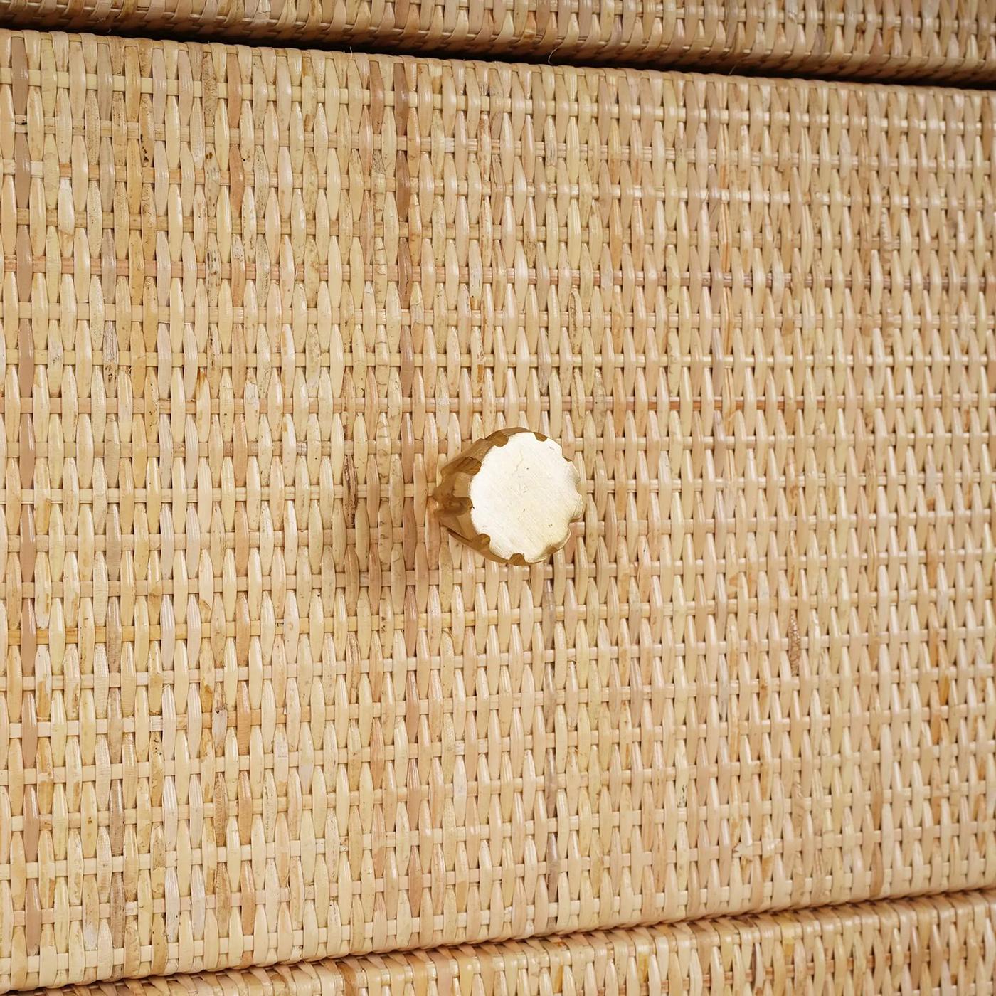 Armadietto alto in rattan in vendita 1