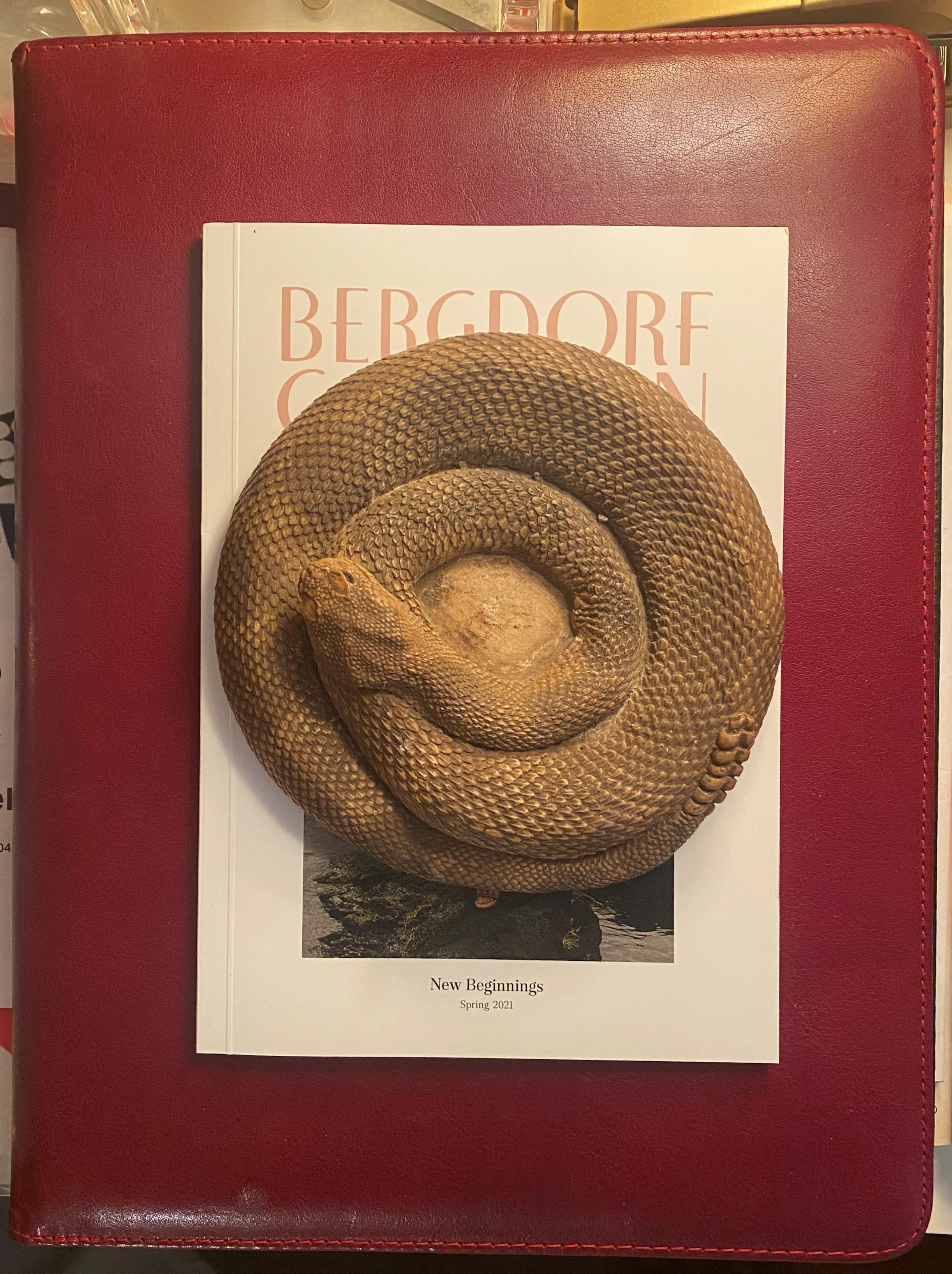 Non vernissé Serpent à sonnette enroulé, circa 1980 USA