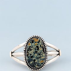 Rattlesnake Creek Cuff Bracelet: A Turquoise & Silver Southwestern Treasure