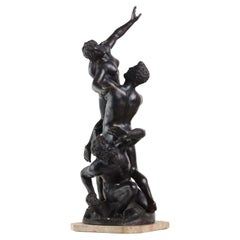 Vergewaltigung der Sabinerinnen in Bronze Italien erste Hälfte des 20