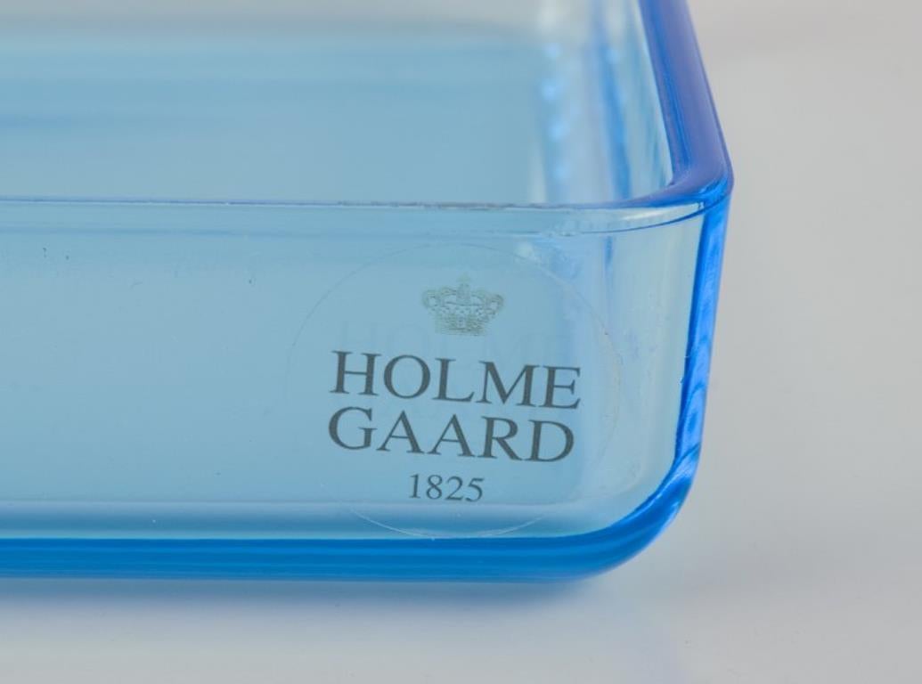 Rauff & Møldrup for Holmegaard. Set of four Thurø storage boxes. In Excellent Condition For Sale In Copenhagen, DK