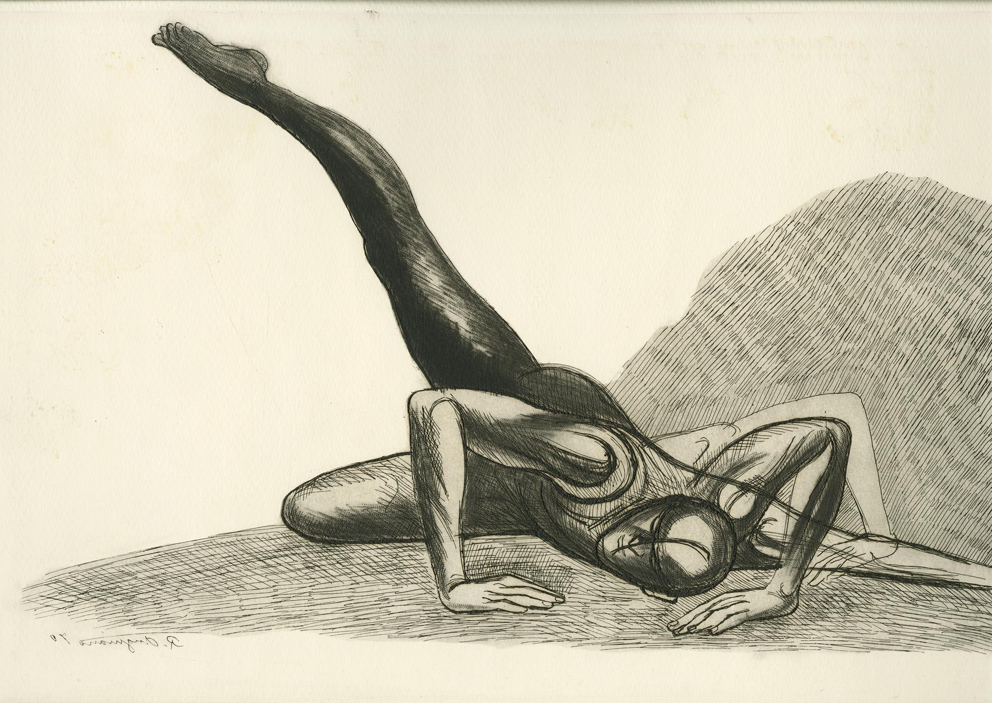 Raul Anguiano Figurative Print - Ballet