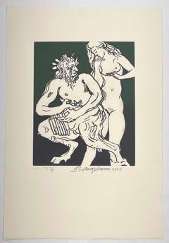 Stampa d'arte originale messicana firmata in edizione limitata, acquatinta 22x14,8 pollici