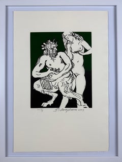 Stampa d'arte originale messicana firmata in edizione limitata, acquatinta 22x14,8 pollici