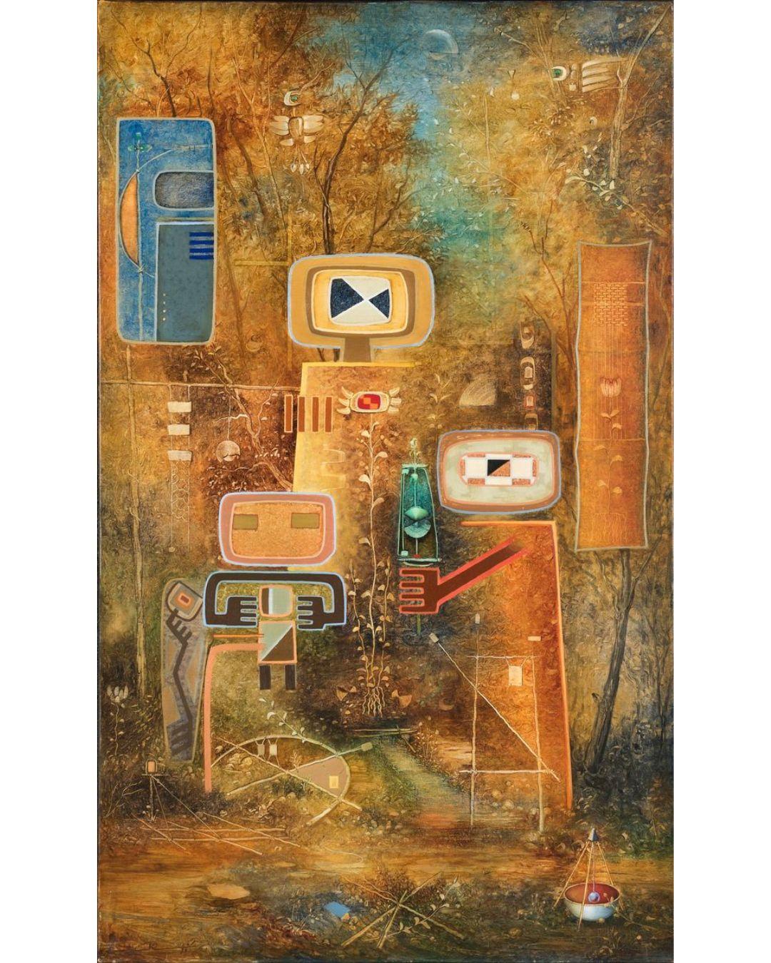 Konjunktion de Lineas – Painting von Raul Conti