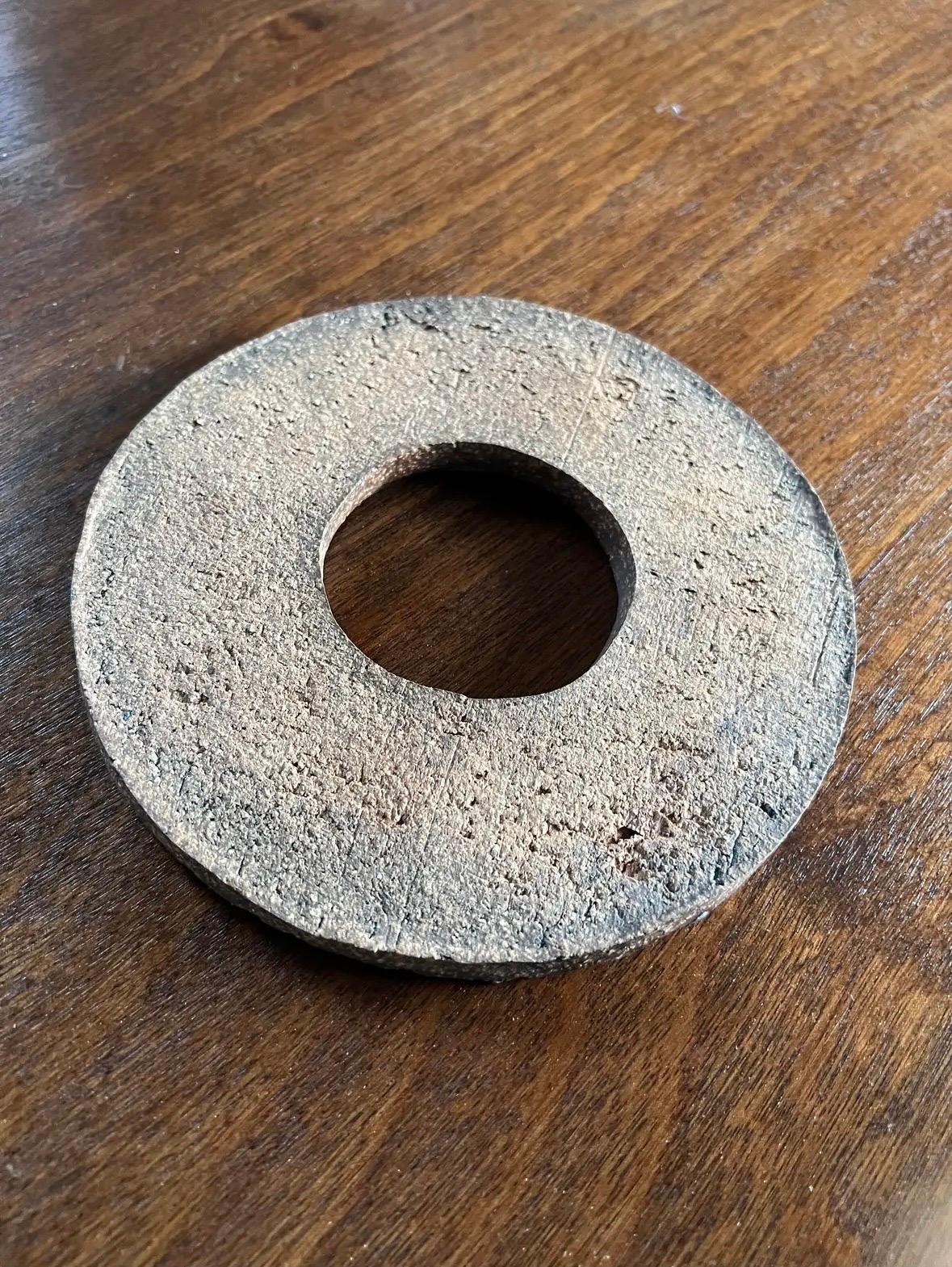 American Raul Coronel Ceramic Door Plate Escutcheon For Sale