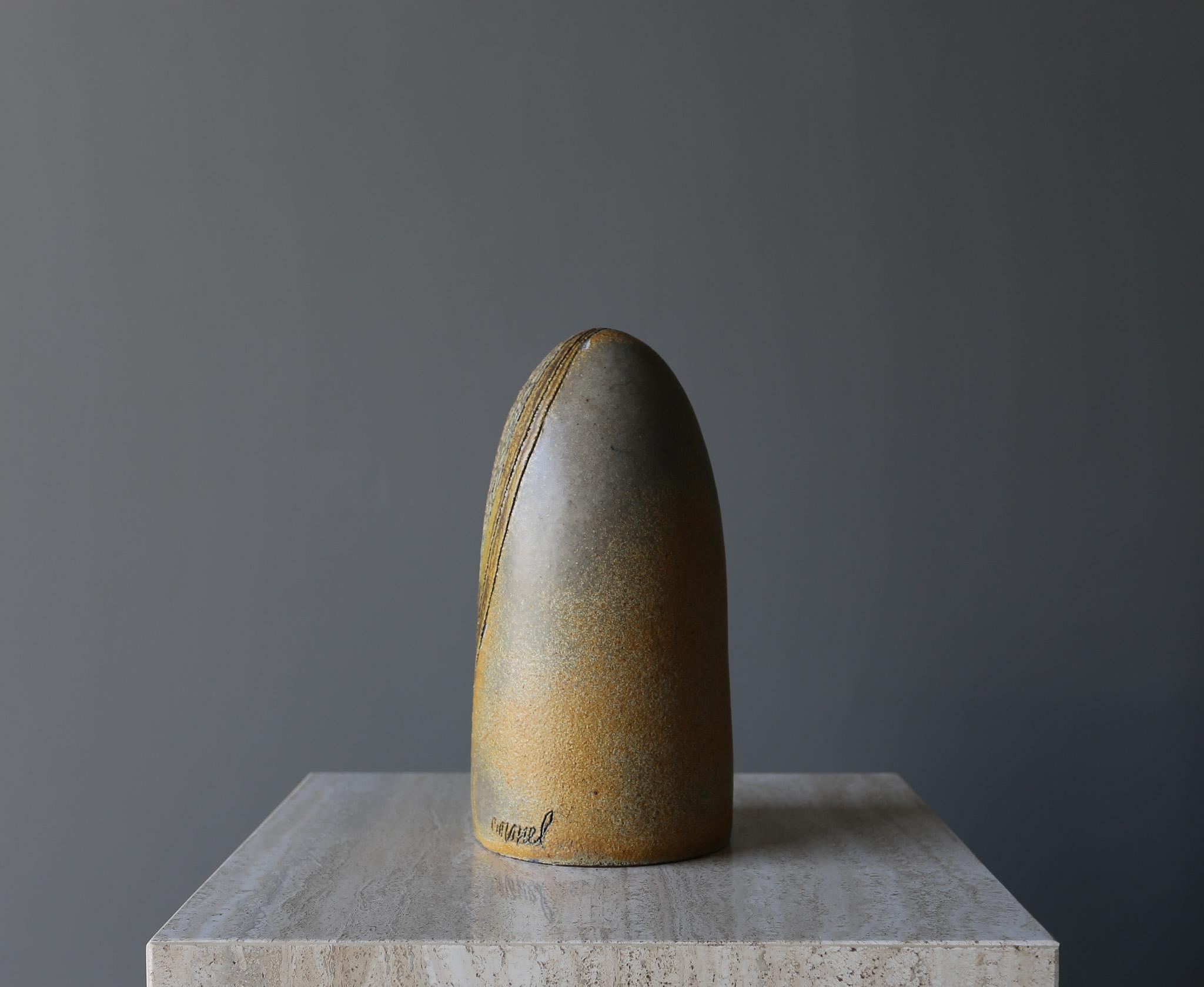 Stoneware Raul Coronel Ceramic Sculpture, California, c.1965 For Sale