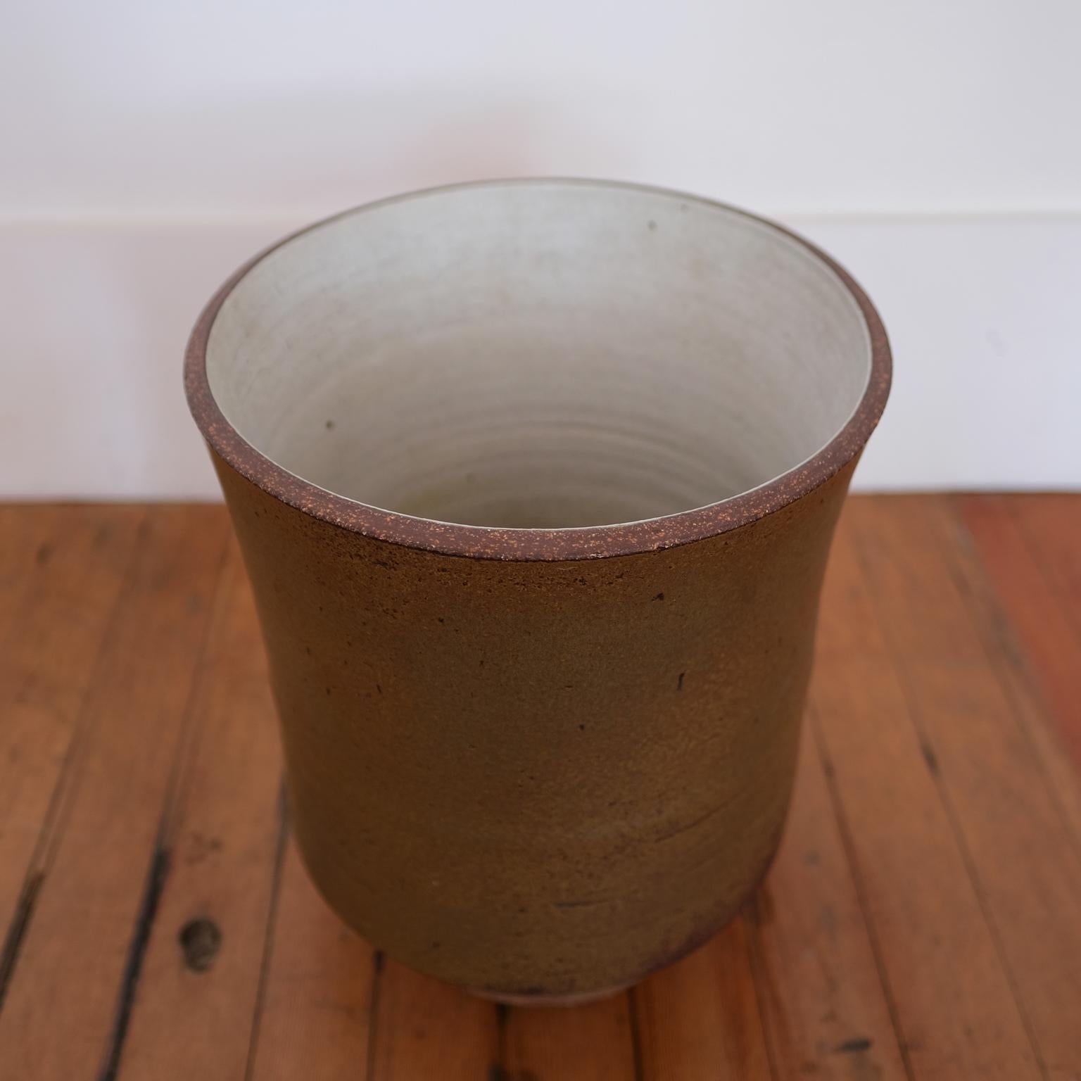 Mid-20th Century Raul Coronel Stoneware Planter, 1960s For Sale