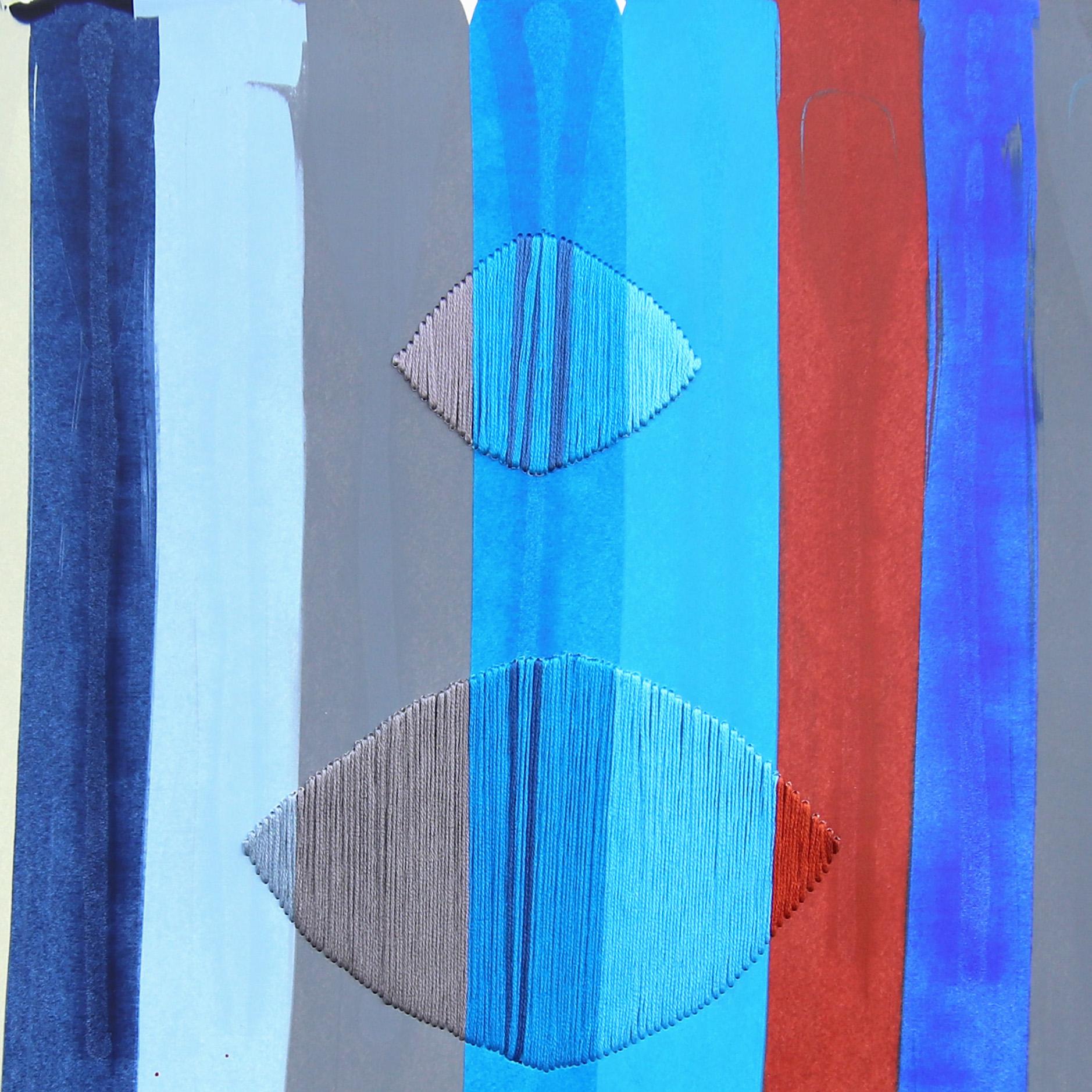 Fils I Colors DCLXI - Multicolor Abstract Contemporary Art on Paper For Sale 4