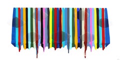 Fils I Colors DCXCIV - Large Colorful Abstract Contemporary Art on Canvas