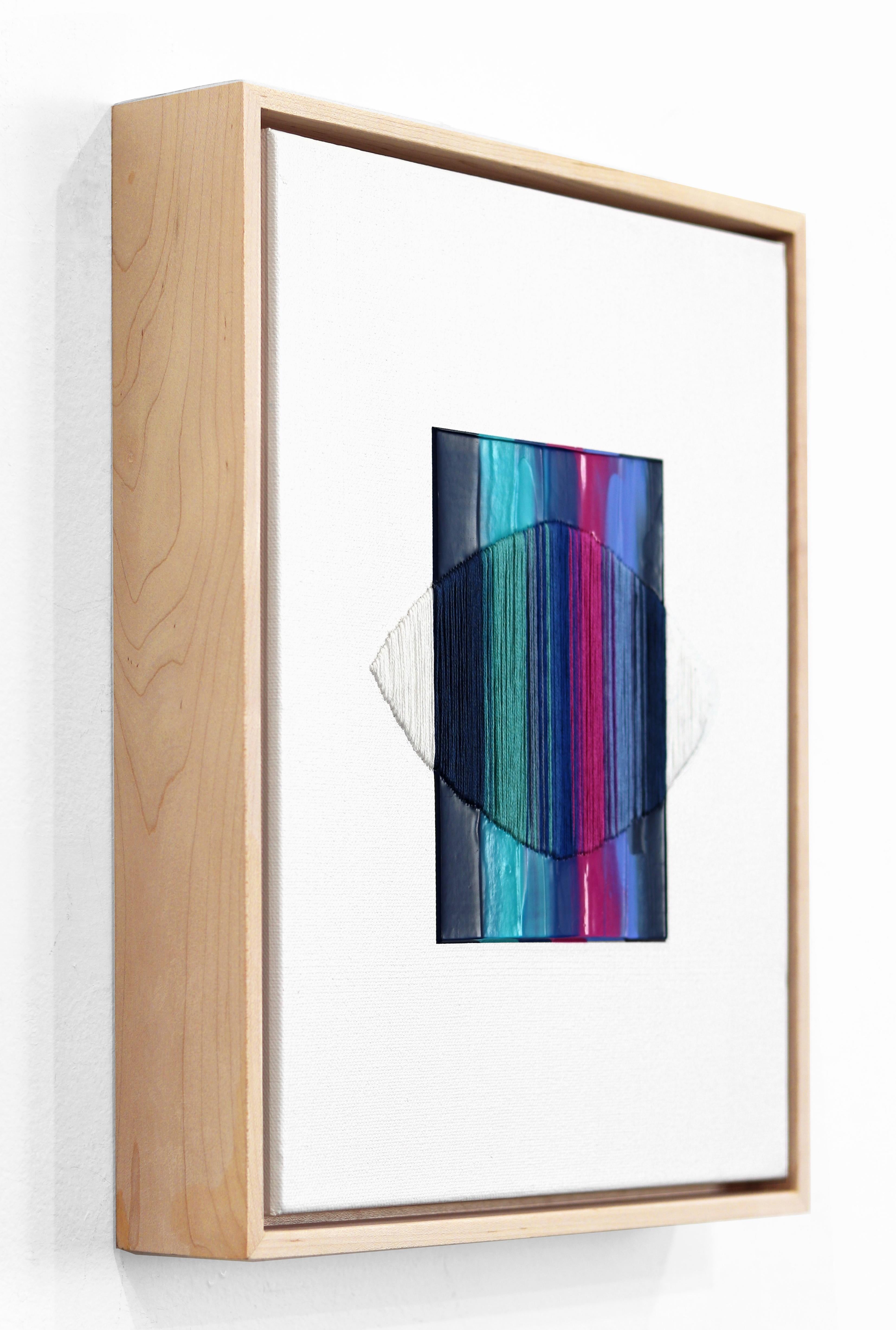 For the Sake of Intelligence - Framed Colorful Abstract Art For Sale 2
