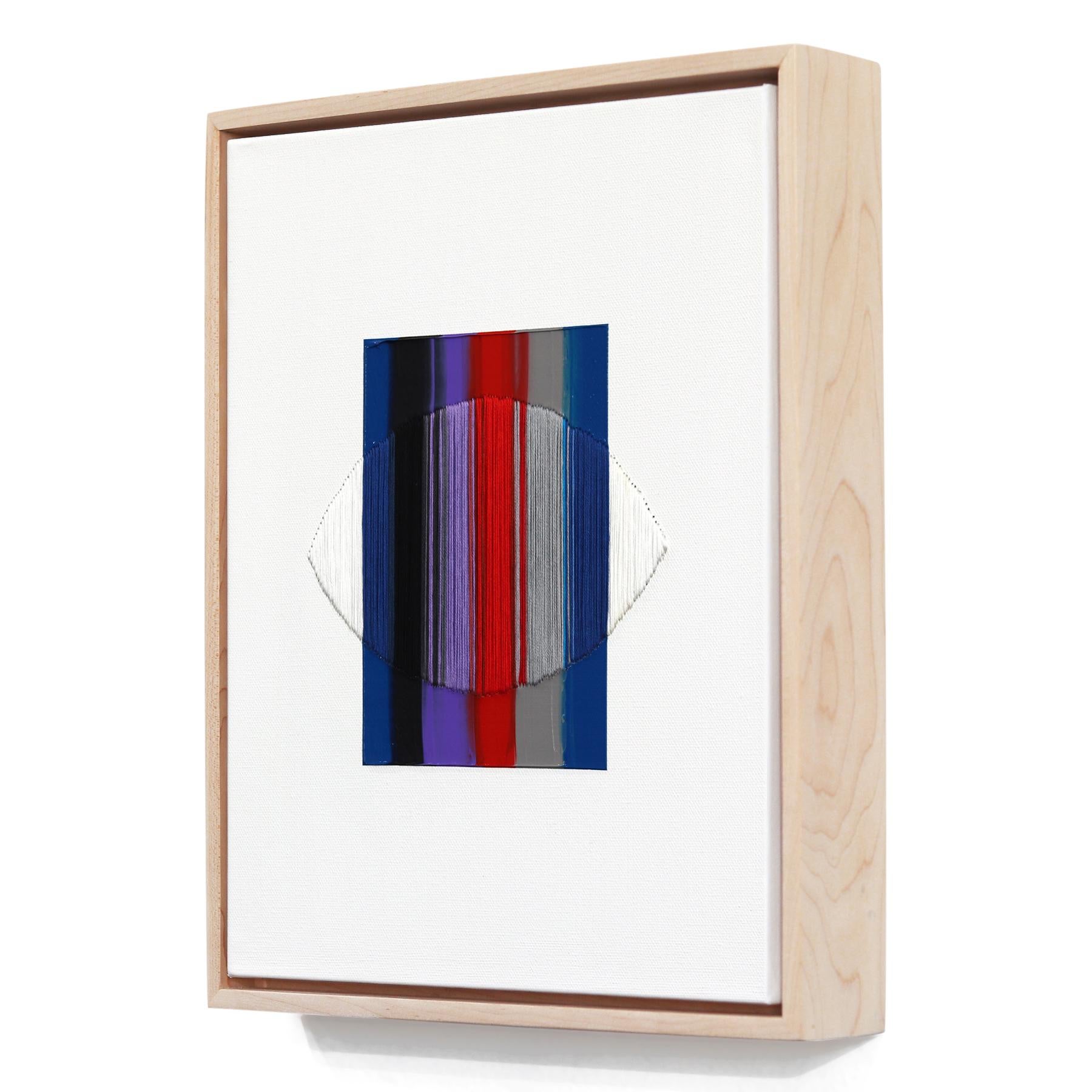 Barcelona native artist Raul de la Torre's vibrant abstract mixed media artworks pay homage to textiles. De La Torre allows the materials to take over during the process and collaborates with the unexpected to create works that speak to the natures