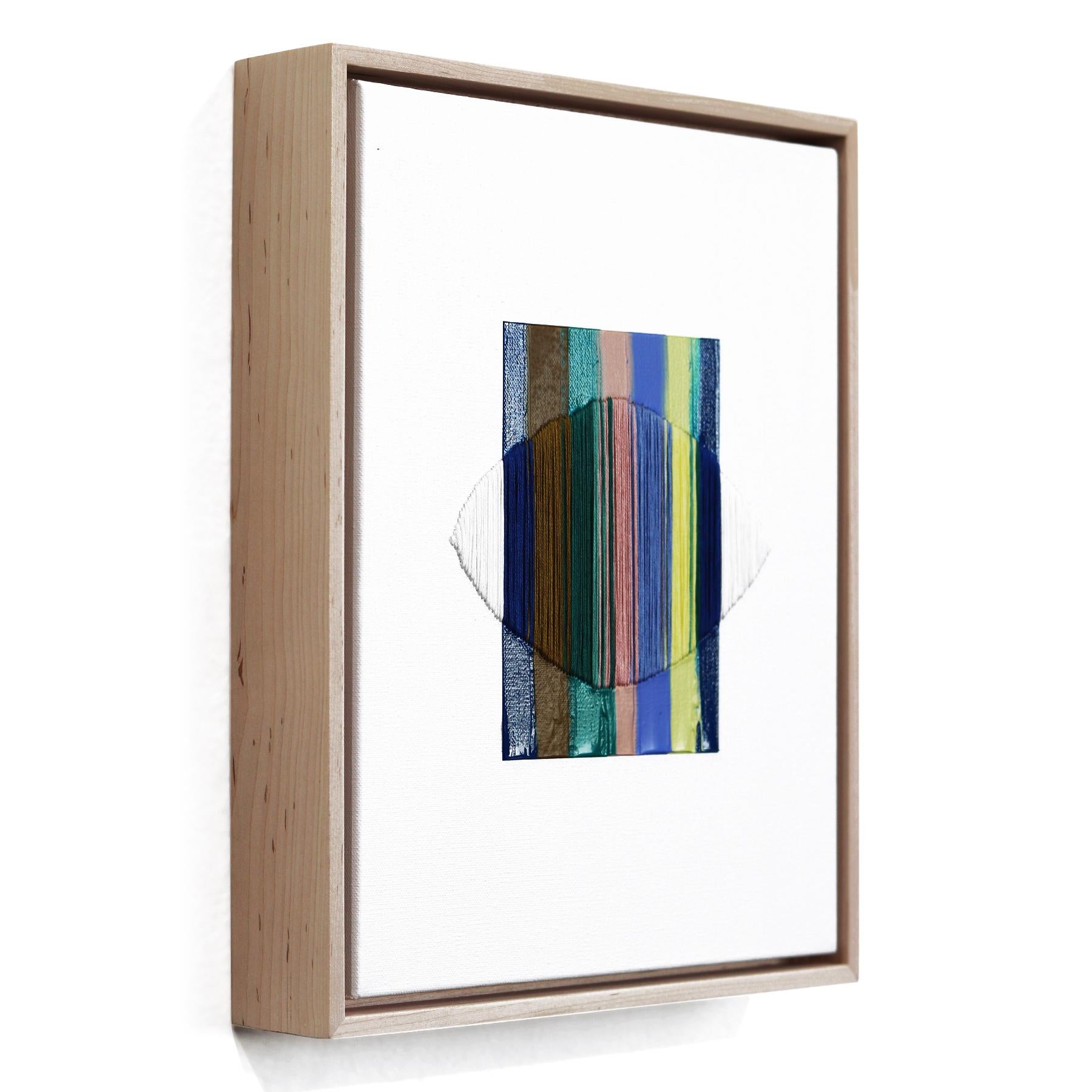 Barcelona native artist Raul de la Torre's vibrant abstract mixed media artworks pay homage to textiles. De La Torre allows the materials to take over during the process and collaborates with the unexpected to create works that speak to the natures