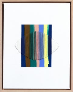 He caminado por todos los puentes transitables - Arte abstracto de colores enmarcado