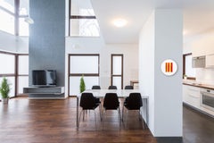 Some Lightning Converts Into Chariots - Round Vibrant Abstract Art