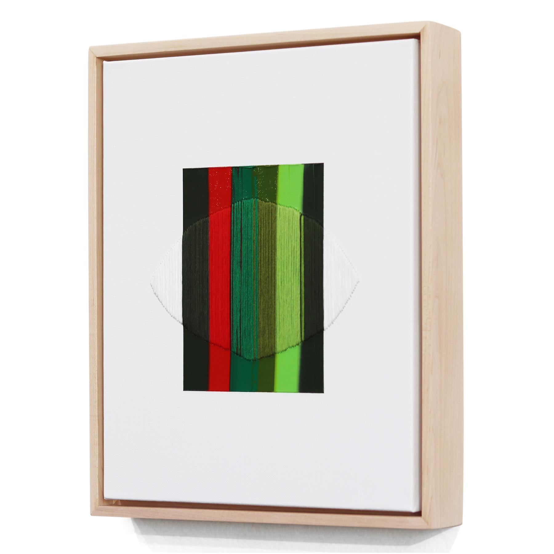Barcelona native artist Raul de la Torre's vibrant abstract mixed media artworks pay homage to textiles. De La Torre allows the materials to take over during the process and collaborates with the unexpected to create works that speak to the natures