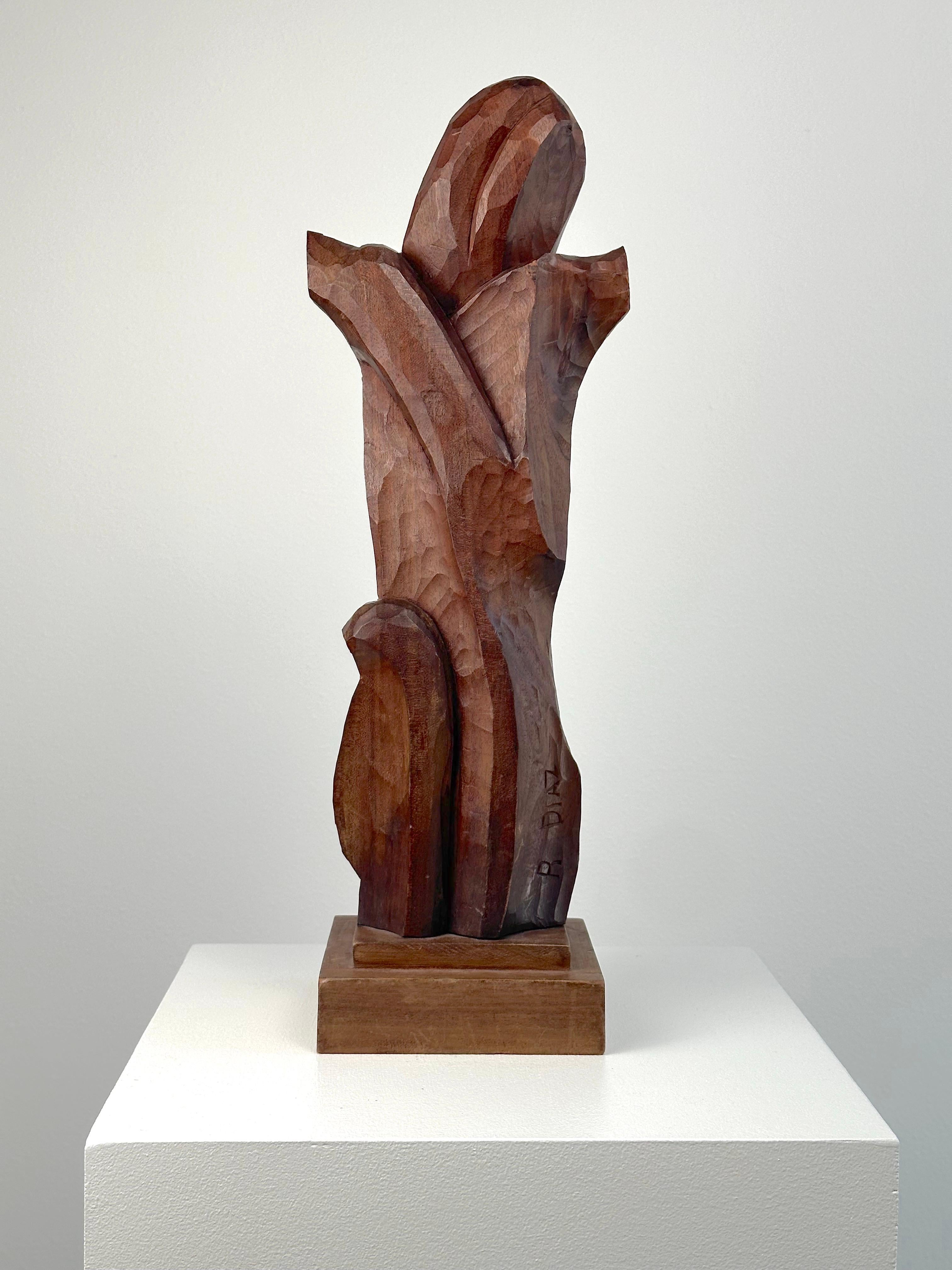 Raul Diaz Figurative Sculpture - Abstract Figure