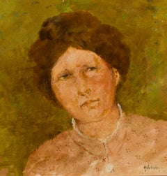 Raul Gutierrez (b.1935) - Fine 20th Century Oil, Portrait of a Victorian Lady