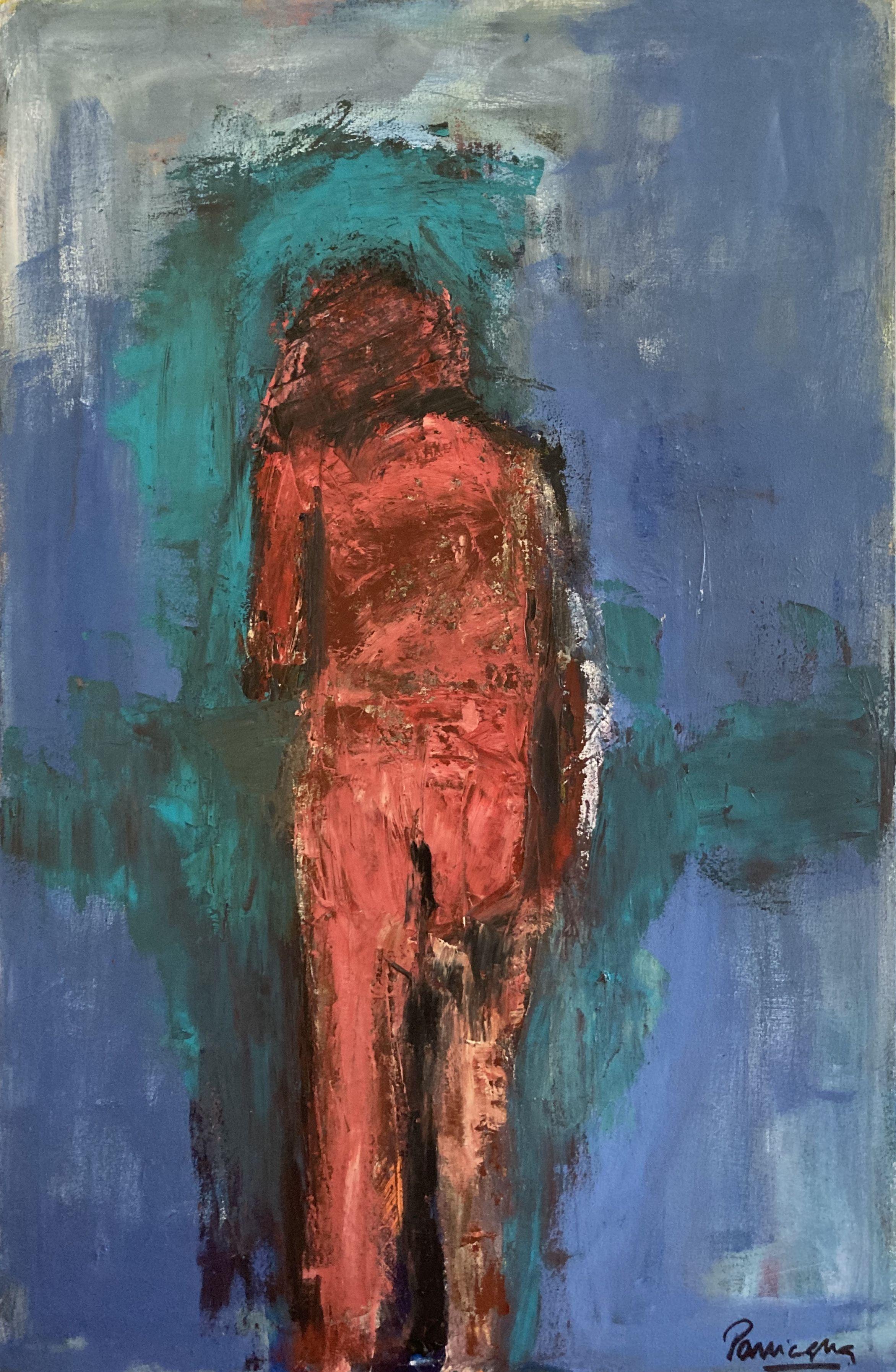 "Addio", Pittura, Olio su tela - Painting di Raul Paniagua