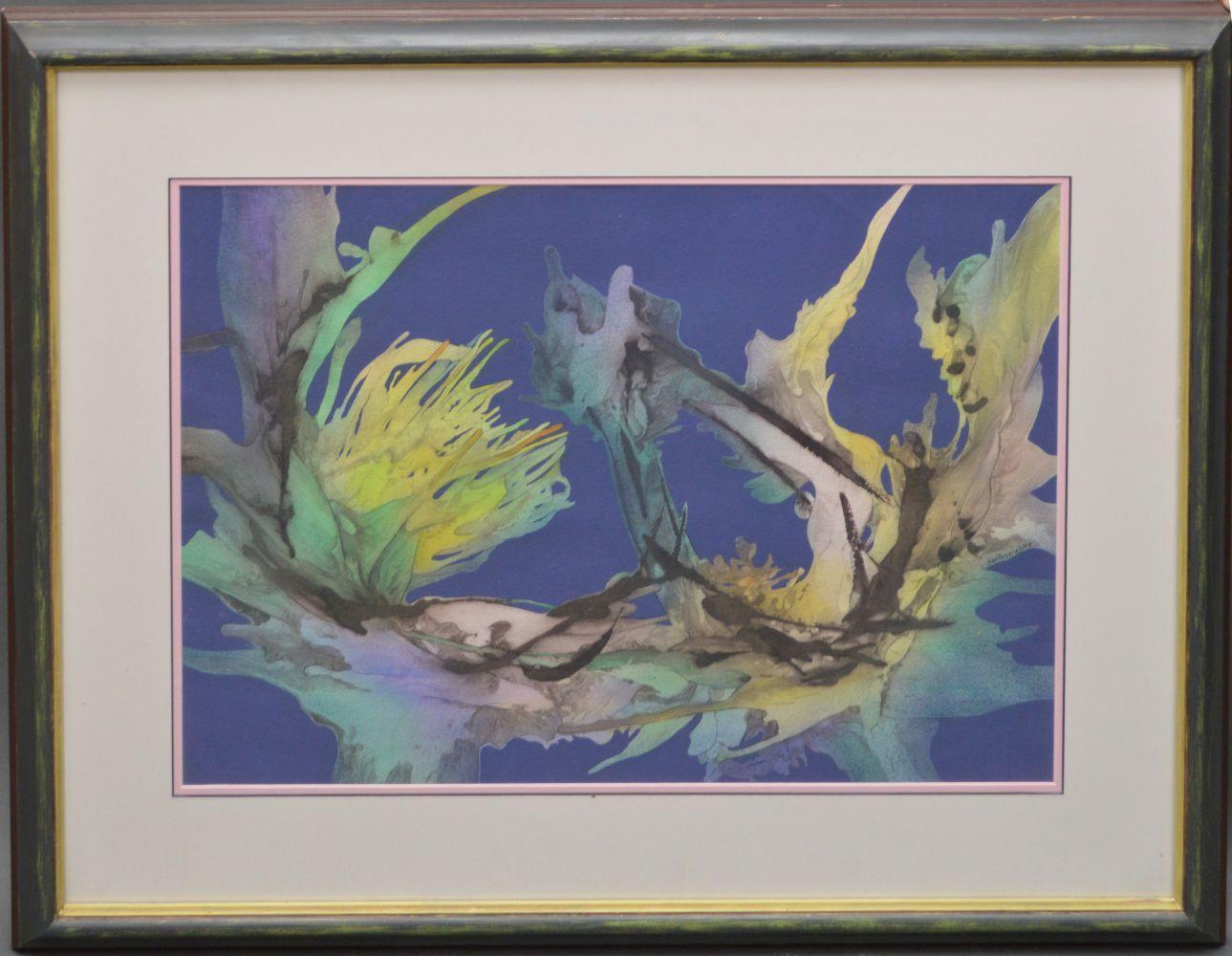 Raul Santos Zerpa Abstract Painting - Even If You Try To Escape You Will Always Be Here