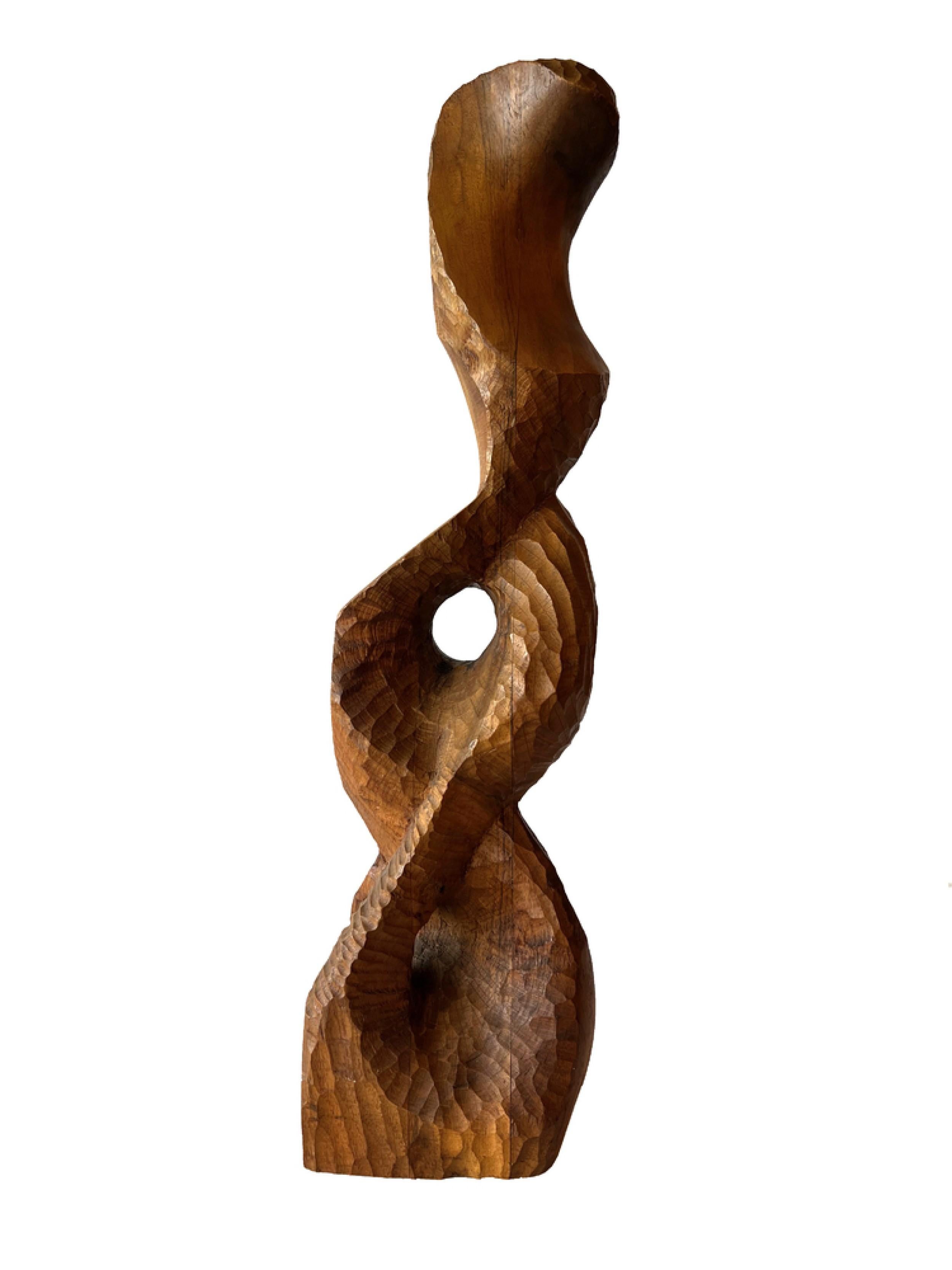 Unknown Raul Varnerin Contemporary Argentine Abstract Wood Sculpture For Sale