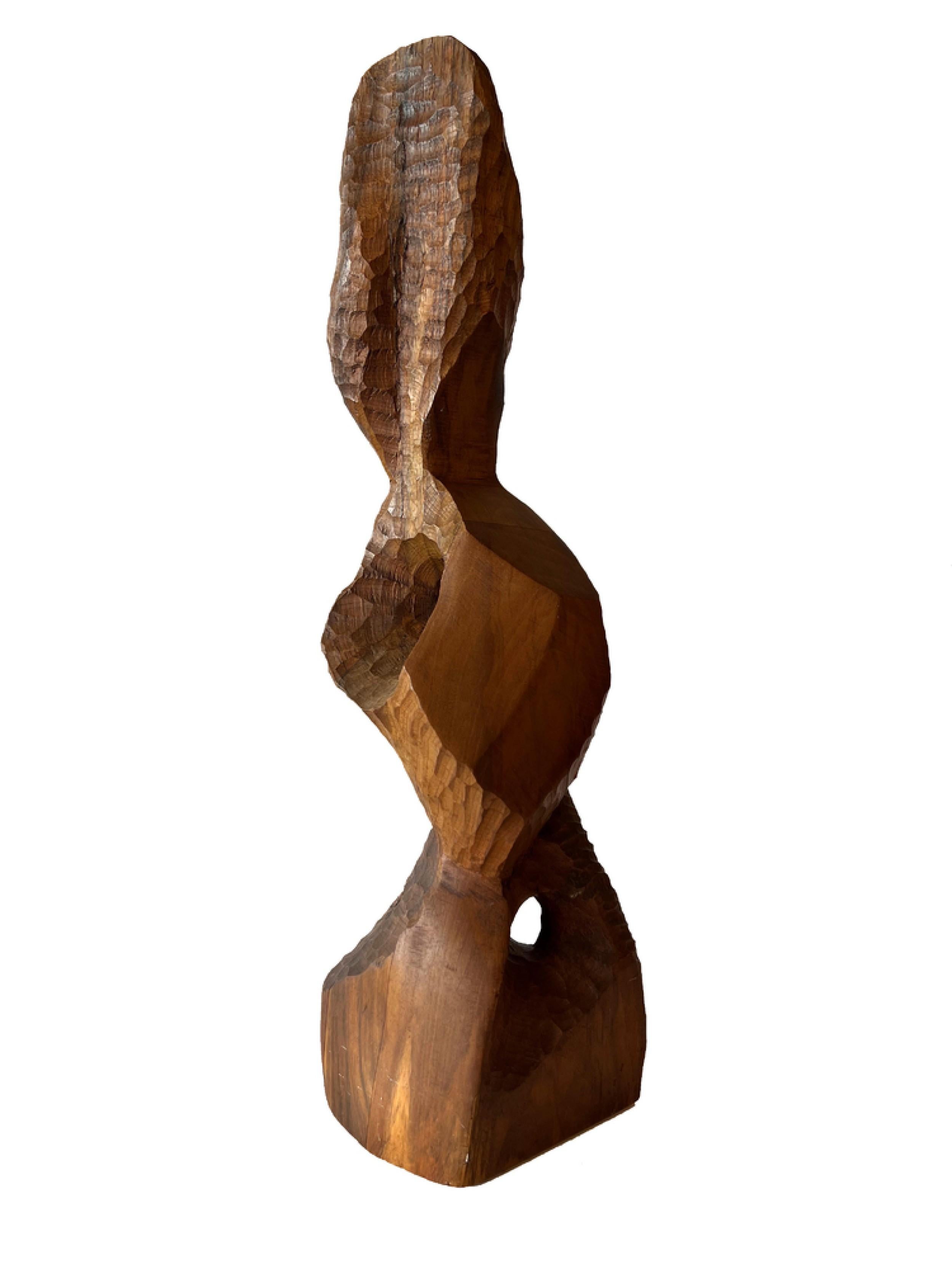 Raul Varnerin Contemporary Argentine Abstract Wood Sculpture In Good Condition For Sale In Queens, NY