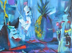 Sogno del Piccolo Principe, 2011. Acrilico su tela, 60x80 cm