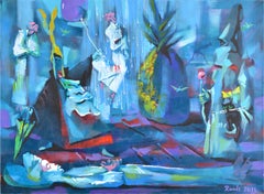 Sogno del Piccolo Principe, 2011. Acrilico su tela, 60x80 cm
