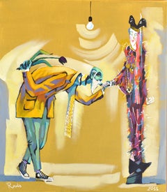 Two Solitudes. 2011. Leinwand, Acryl. 80x70 cm