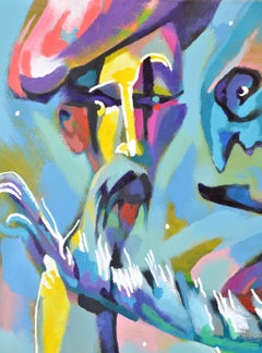 Warten auf Inspiration... 2011. Acryl, Leinwand. 80x60 cm
