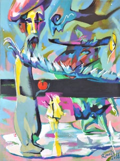 Warten auf Inspiration... 2011. Acryl, Leinwand. 80x60 cm