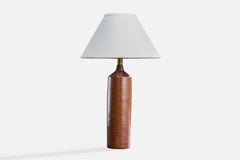 Raus Keramik, Table Lamp, Ceramic, Sweden, 1940s
