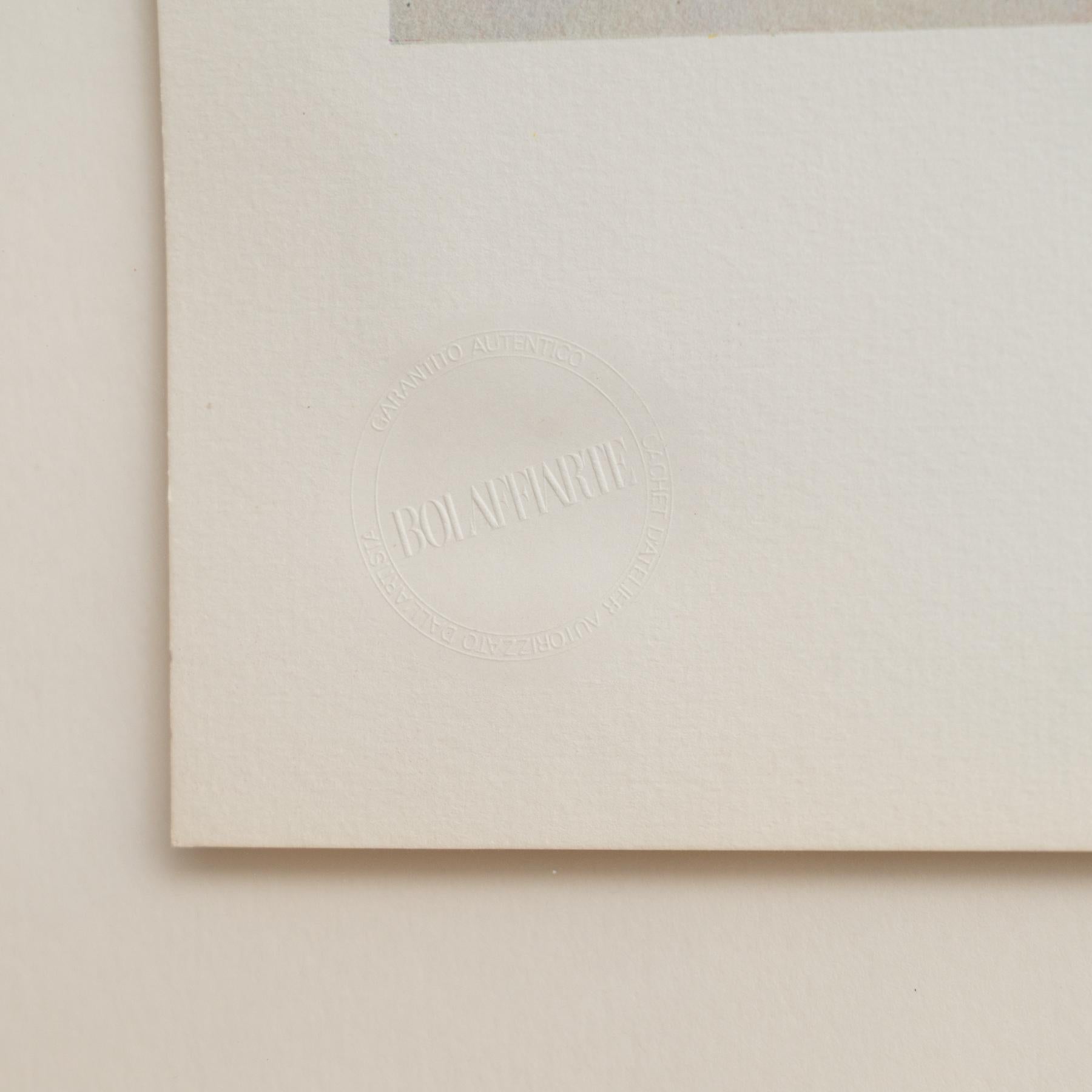 Rauschenberg Framed Limited Edition Photolithography, circa 1970 For Sale 2