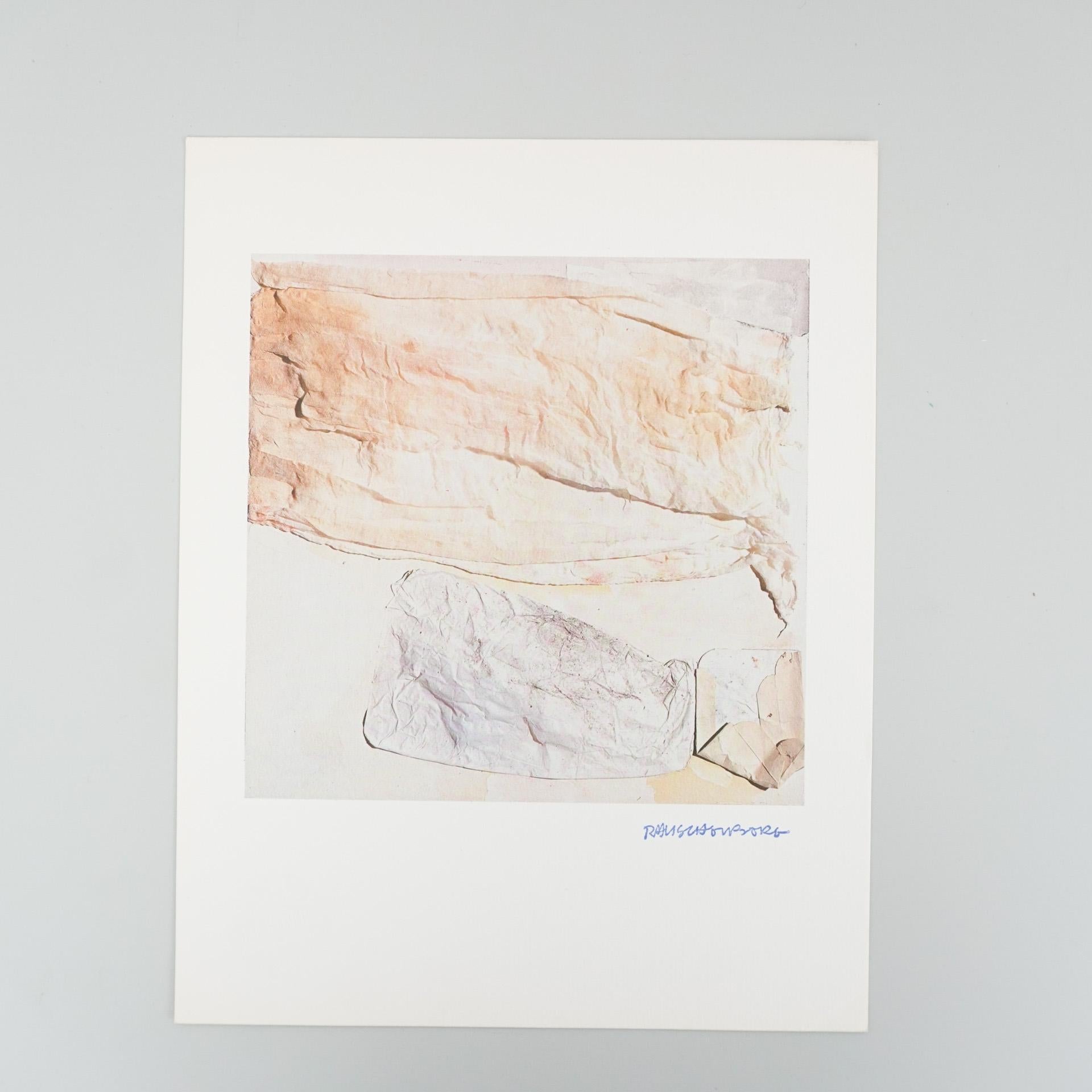 Rauschenberg, Limited Edition Photolithography, circa 1970 For Sale 3