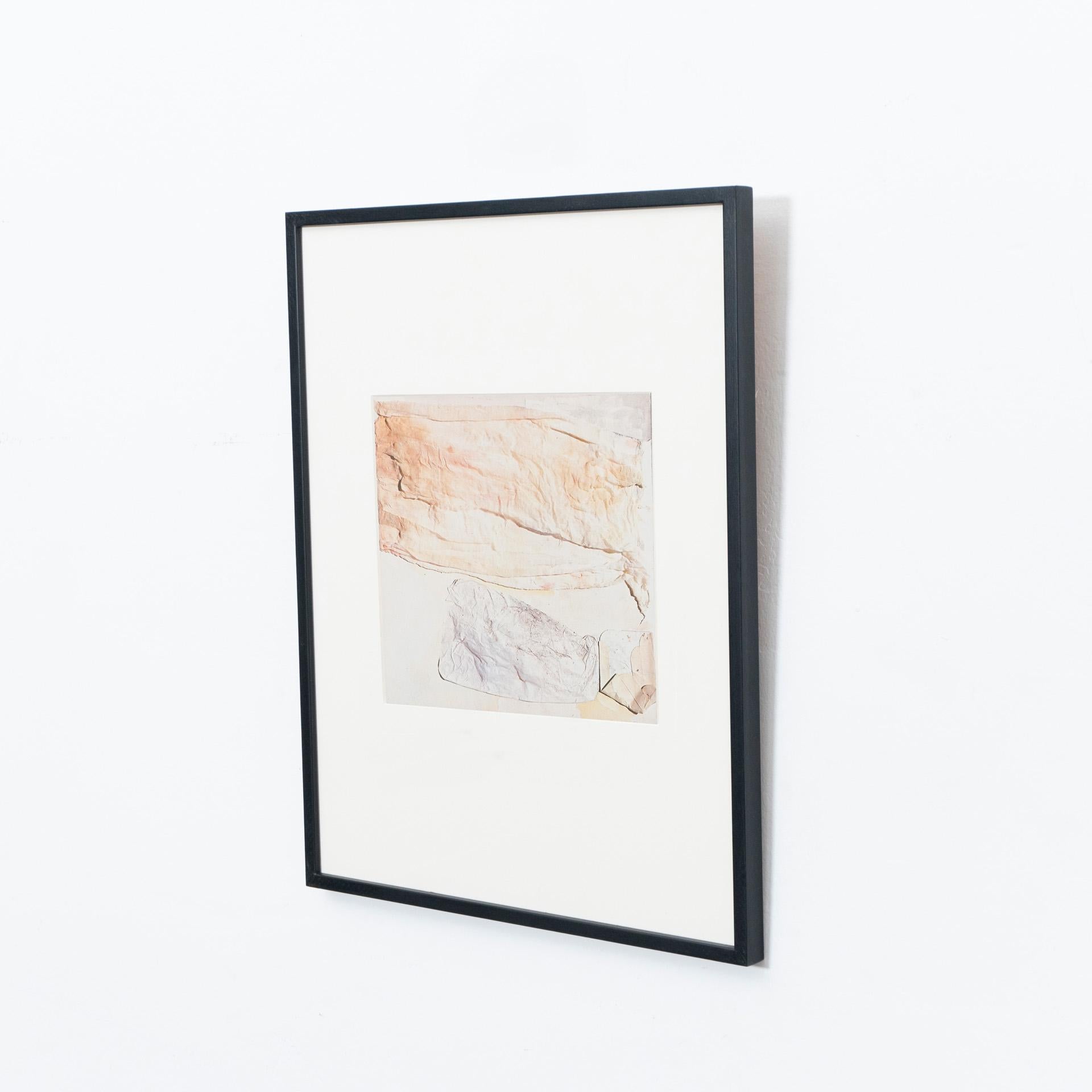 European Rauschenberg, Limited Edition Photolithography, circa 1970