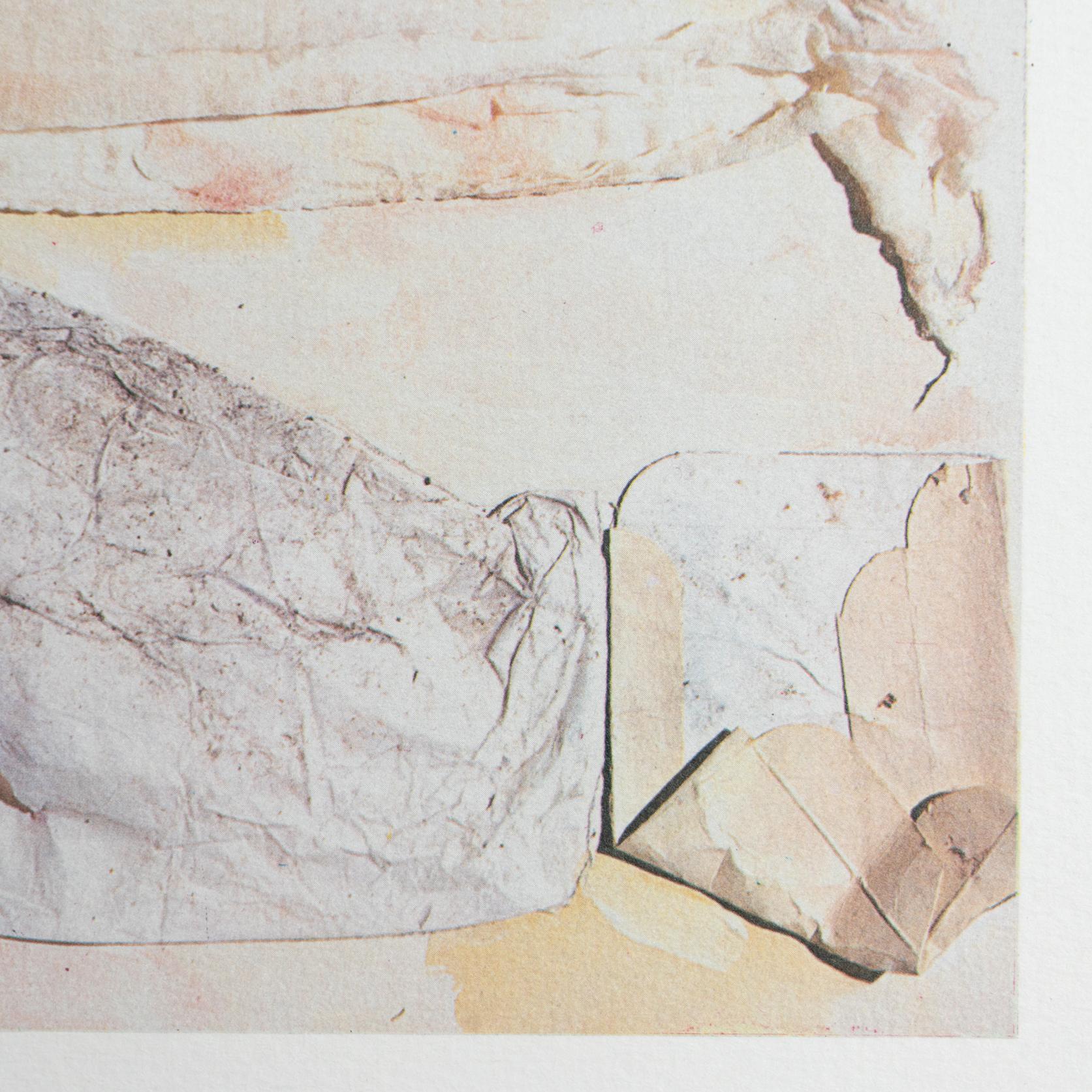 Late 20th Century Rauschenberg Limited Edition Photolithography, circa 1970 For Sale