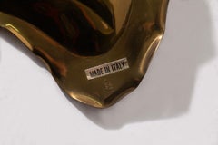 Ravarini Castoldi Milano Pair of butterfly wall lamps in gilded metal, branded